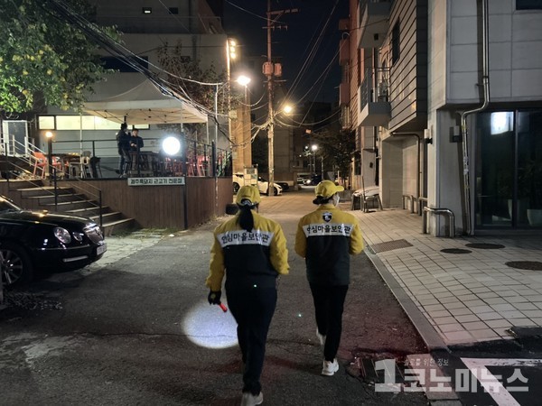 서울시가 지난해 시행 중인 '안심마을보안관' 활동 모습