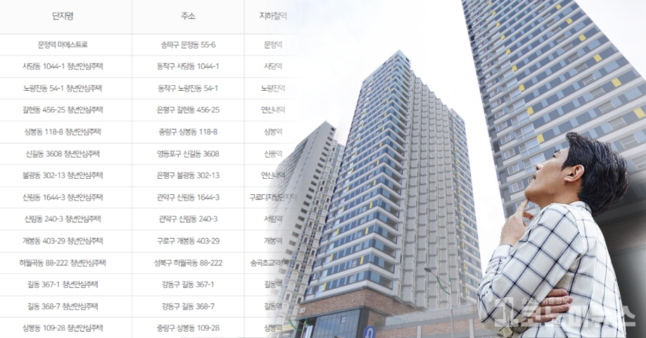 서울시가 청년안심주택 사업을 차질 없이 추진한다는 입장이다./사진=서울시, 네이버 로드뷰