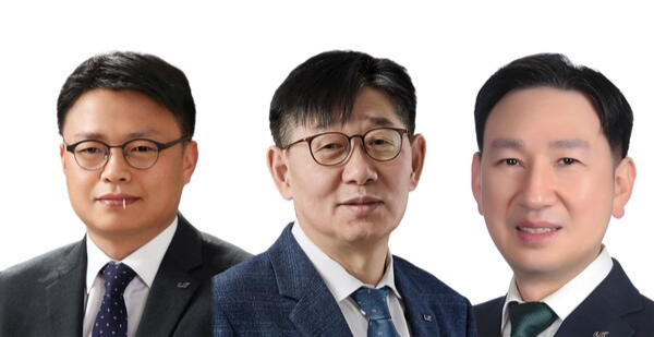  (왼쪽부터) 안길영 LS일렉트릭 생산R&BD 총괄 부사장, 채대석 LS일렉트릭 사업총괄 최고운영책임자(COO), 조의제 LS ITC 대표이사 CEO 부사장. / 사진 = LS그룹