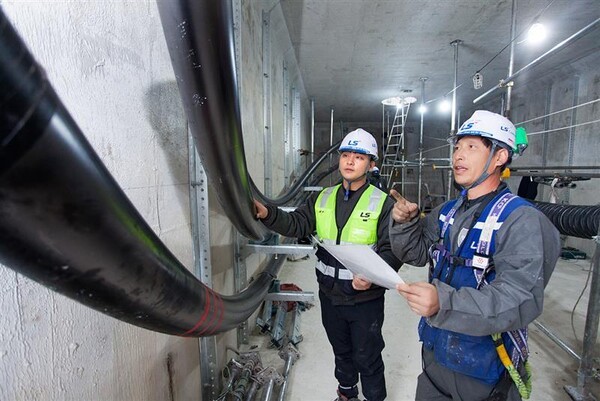 '동해안-신가평' 송전망 구축 사업 현장. / 사진 = LS전선